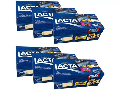 Kit Caixa de Bombom Lacta Favoritos 250,6g – 6 Unidades