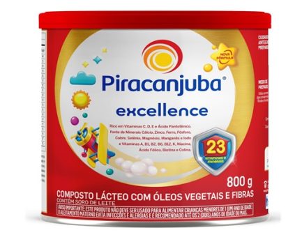 Piracanjuba Composto Lácteo Excellence Lata 800g, Médio