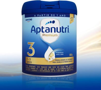 Danone Nutricia – Aptanutri Premium 3, 1-3 anos, Fórmula de Seguimento, 800g