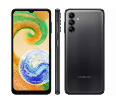 Smartphone Samsung Galaxy A04s 64GB Preto 4G – Octa-Core 4GB RAM 6,5” Câm. Tripla + Selfie 5MP