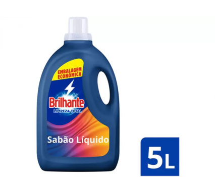 Sabão Líquido Brilhante Limpeza Total – 5L