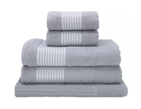 Jogo de Toalhas Felpuda Tecelagem Atlântica Eireli – Sofisticata Luna Luar 5 Peças