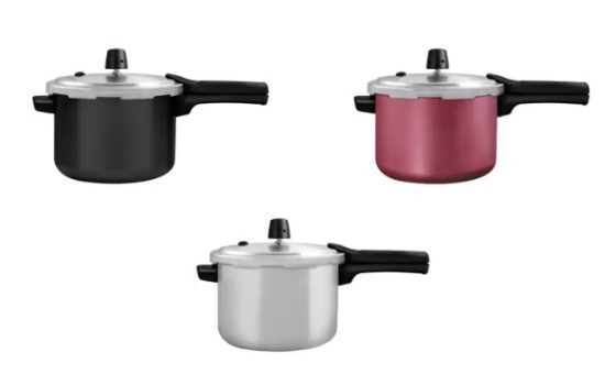 Panela de Pressão Panelux 4,5L Prata Fechamento Externo Magnific