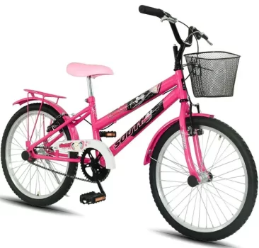 Bicicleta Aro 20 South Grazzy infantil Feminino Paralama e Cesto – Southbike