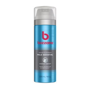 Espuma de Barbear Pele Sensível 1, Bozzano, Cinza