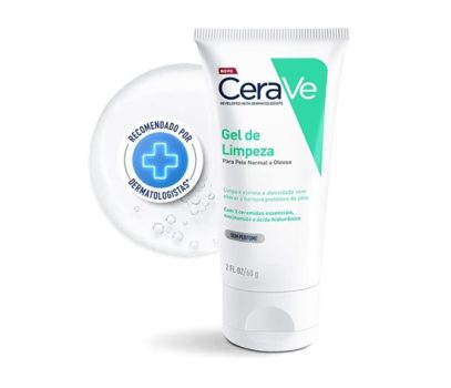 CeraVe, Gel de Limpeza Facial para pele oleosa, com Ácido Hialurônico e Niacinamida