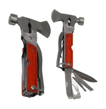 Kit Ferramentas Martelo Machadinha 11 em 1 Aço Inox + Bolsa CBRN39343 – Commerce Brasil