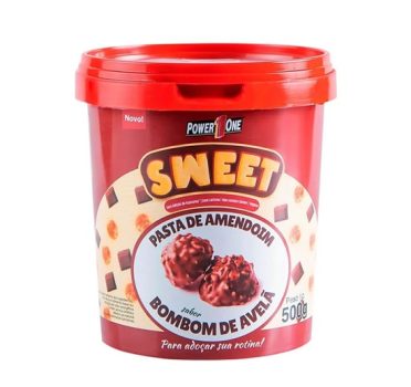 Pasta de Amendoim Sweet – 500g Bombom de Avelã – Power One