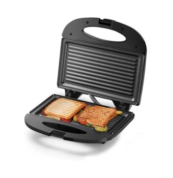Sanduicheira Minigrill Gourmet 220V com 750W Chapa Dupla e com Revestimento Antiaderente Preta Multilaser – CE044