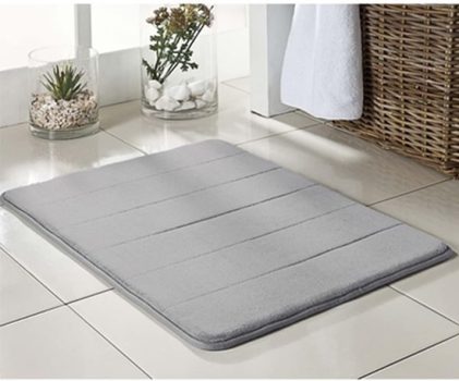 Tapete de Banheiro Super Soft Camesa Bege 60cmx40cm Poliester