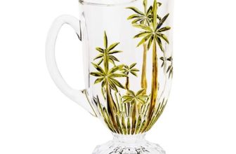 Jarra de Cristal Palm Tree Handpaint 1,5L – Wolff