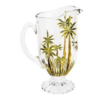 Jarra de Cristal Palm Tree Handpaint 1,5L – Wolff
