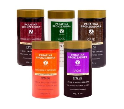 Parafina bronzeador acelerador de bronzeado Duotrato 830g (Chocolate)