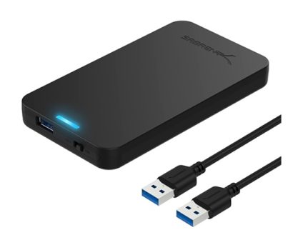 SABRENT Gabinete de disco rígido externo para USB 3.0 de 2,5 SATA Preto