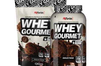 Kit Pote + Refil Whey Protein Gourmet – FN Forbis Nutrition (Chocolate Trufado)