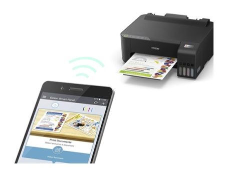 EPSON EcoTank L1250 – Impressora, tanque de Tinta Colorida, Wi-Fi Direct, Comando de voz, Bivolt, Cor: Preto