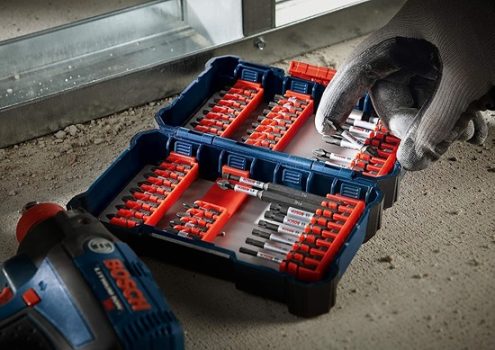 Kit de brocas BOSCH SDMS44, com estojo de transporte, 44 peças