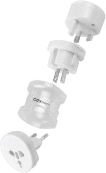 Conversor de padrões de tomada universal Bivolt OEX CP100 – Branco, 48.7367