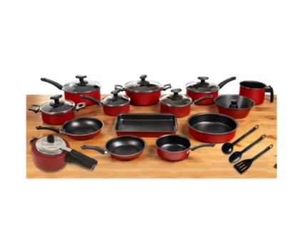 Conjunto Panelas 17 Pc Antiaderente Brinde Panela Pressão