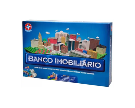Jogo de mesa Banco imobiliário Com aplicativo Estrela