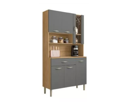 Armário De Cozinha Completa Golden 6 Portas 1 Gaveta