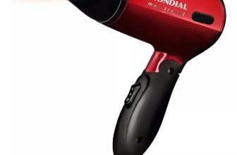 Secador De Cabelo Mondial Max Travel 1200w Sc10 Bivolt Cor Vermelho/Preto 110V/220V