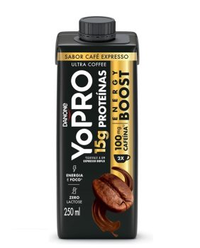 YoPRO Energy Boost Cafeína UHT Expresso 15g Proteínas 250ml