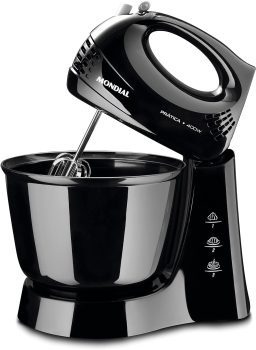 Batedeira Prática, Mondial, Preto, 400W, 110V – B-44-B