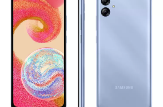 Smartphone Samsung Galaxy A04e 64GB Azul 4G Octa-Core 3GB RAM 6,5” Câm. Dupla + Selfie 5MP