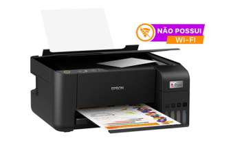 Impressora Multifuncional Epson Ecotank L3210 – Tanque de Tinta Colorida USB