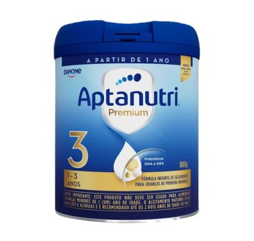 Danone Nutricia – Aptanutri Premium 3, 1-3 anos, Fórmula de Seguimento, 800g
