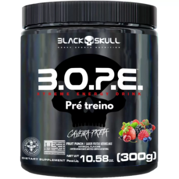 BOPE – Pré Treino Black Skull – B.O.P.E. – Diversos sabores