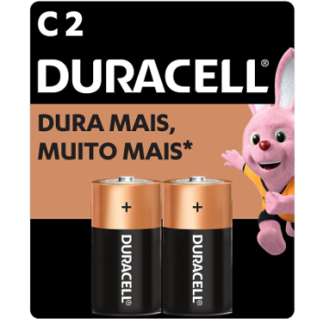 Duracell Pilha Alcalina C Média Duracell Com 2 Unidades