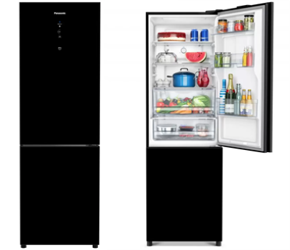 Geladeira/Refrigerador Panasonic Frost Free I – Inverse Black Glass 397L NR-BB41GV1B