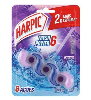 Harpic Bloco Sanitário Fresh Power 6 Lavanda