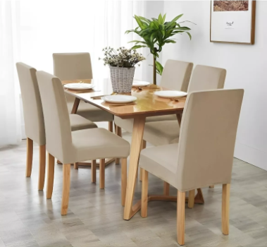 Kit 6 Capas P/ Cadeiras Jantar Malha C/elástico Varias Cores