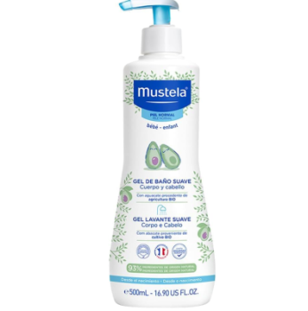 Mustela BR Gel Lavante Suave Com Abacate Orgânico 500Ml
