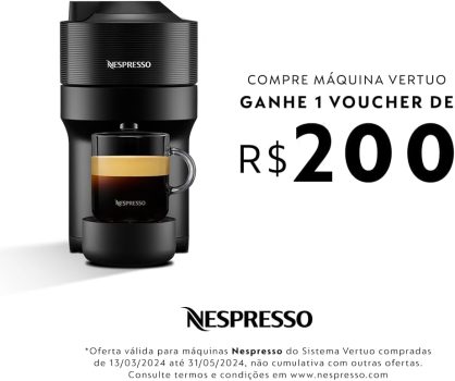 Nespresso Vertuo POP ‎Preto 110V