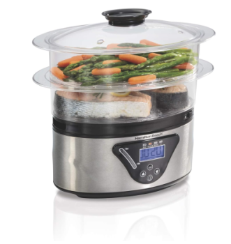 Panela a Vapor Digital, 5,2L, Prata, 220v, Hamilton Beach