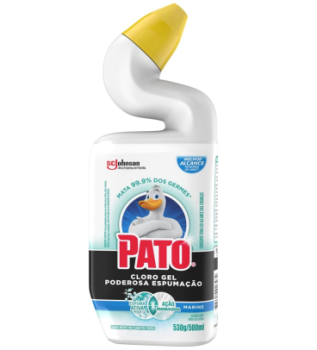 Pato Limpador Sanitário Cloro Gel Ativo Marine 500M