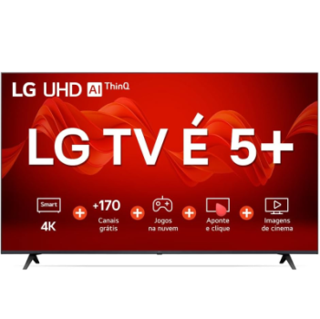 Smart TV 55″ 4K LG UHD ThinQ AI 55UR8750PSA HDR Bluetooth Alexa Google Assistente Airplay2 3 HDMI