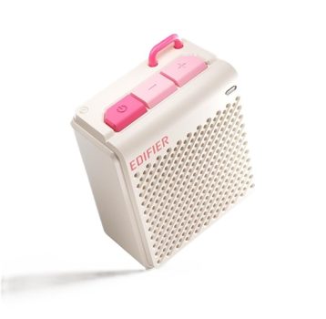 CAIXA DE SOM PORTÁTIL BLUETOOTH EDIFIER MP85 BRANCA/ROSA (Pequeno)