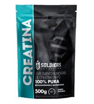 Creatina Monohidratada 500g – 100% Pura Importada – Soldiers Nutrition