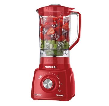 Liquidificador Turbo Power, Mondial, Vermelho, 550W, 110V – L-99 FR