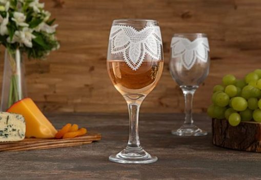 Jogo de Taças de Vidro Mandacaru Martha Medeiros 400ml 6 Peças