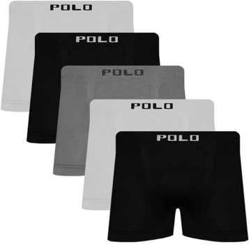 Kit 5 Cuecas Polo Boxer Microfibra Sortido – POLO STAR