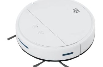 Smart Robô Aspirador Wi-Fi Positivo Casa Inteligente, 3 em 1, Varre, Aspira e Passa Pano, Retorna para Base, Controle por Comando de voz ou pelo App, Bivolt – Compatível com Alexa