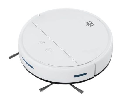 Smart Robô Aspirador Wi-Fi Positivo Casa Inteligente, 3 em 1, Varre, Aspira e Passa Pano, Retorna para Base, Controle por Comando de voz ou pelo App, Bivolt – Compatível com Alexa