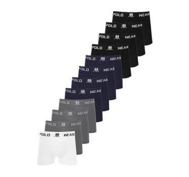 Cuecas Boxer Polo Microfibra 10 Unidades