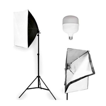 Kit SoftBox 50 X 70 Com Lampada Led 50W, Luz Continua para foto e vídeo